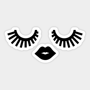 Eyelashes Sticker